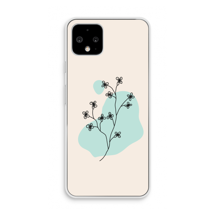 Love your petals: Pixel 4 Transparant Hoesje