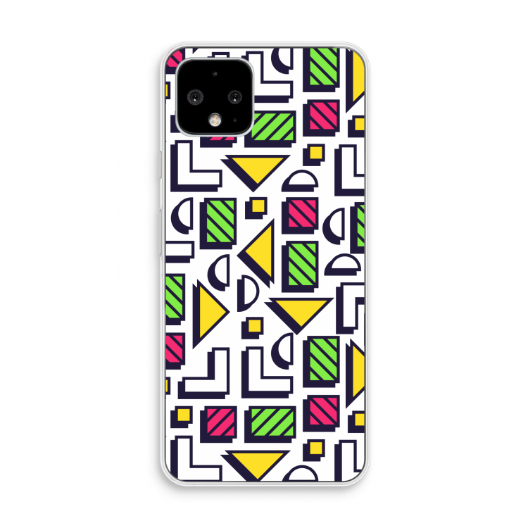 8-bit N°4: Pixel 4 Transparant Hoesje