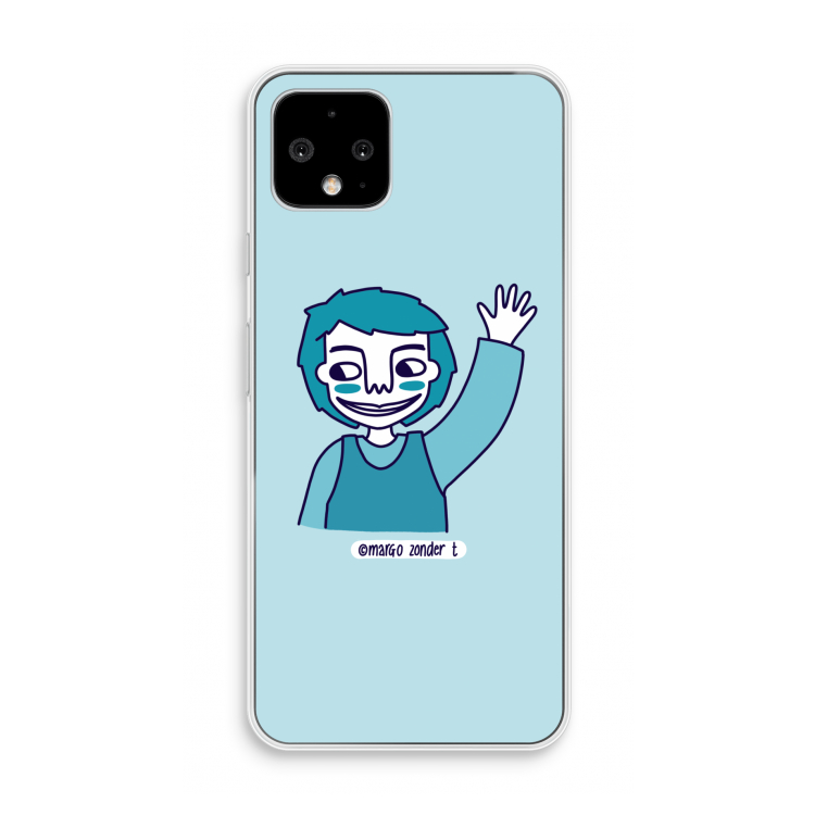 Zwaai: Pixel 4 Transparant Hoesje