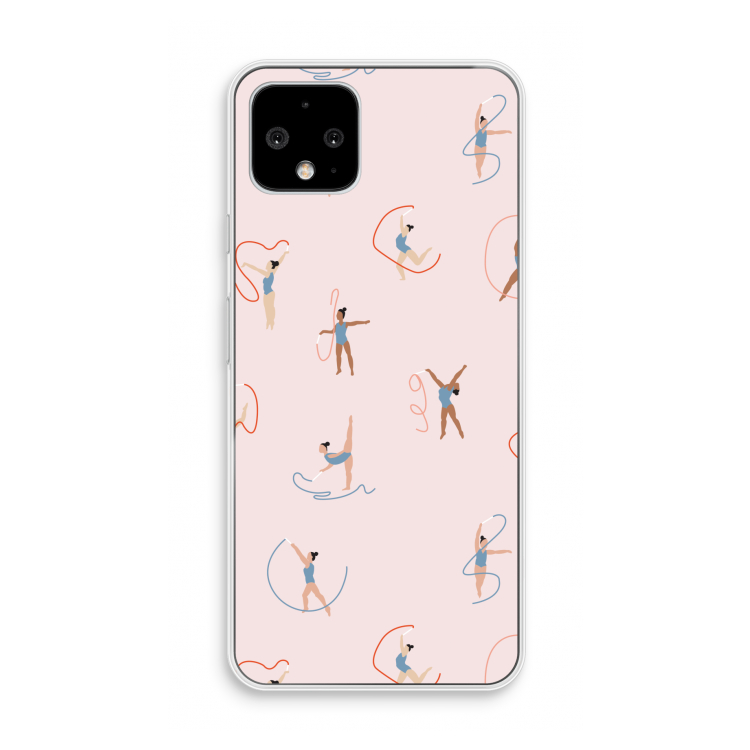 Dancing #3: Pixel 4 Transparant Hoesje
