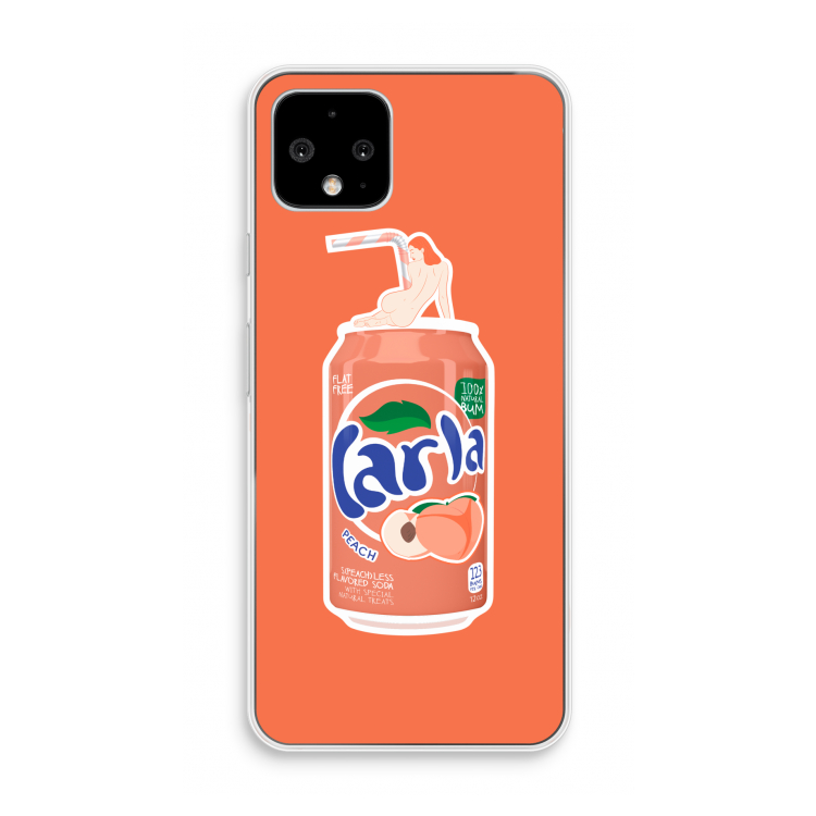 S(peach)less: Pixel 4 Transparant Hoesje