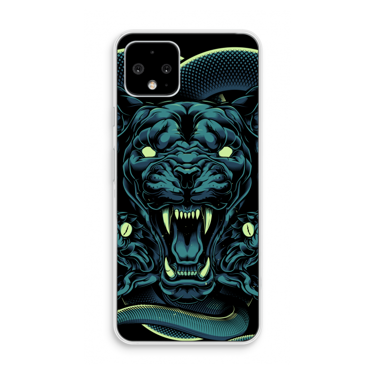 Cougar and Vipers: Pixel 4 Transparant Hoesje