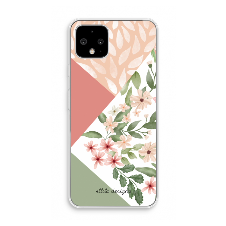 Sweet heaven geometrics: Pixel 4 Transparant Hoesje