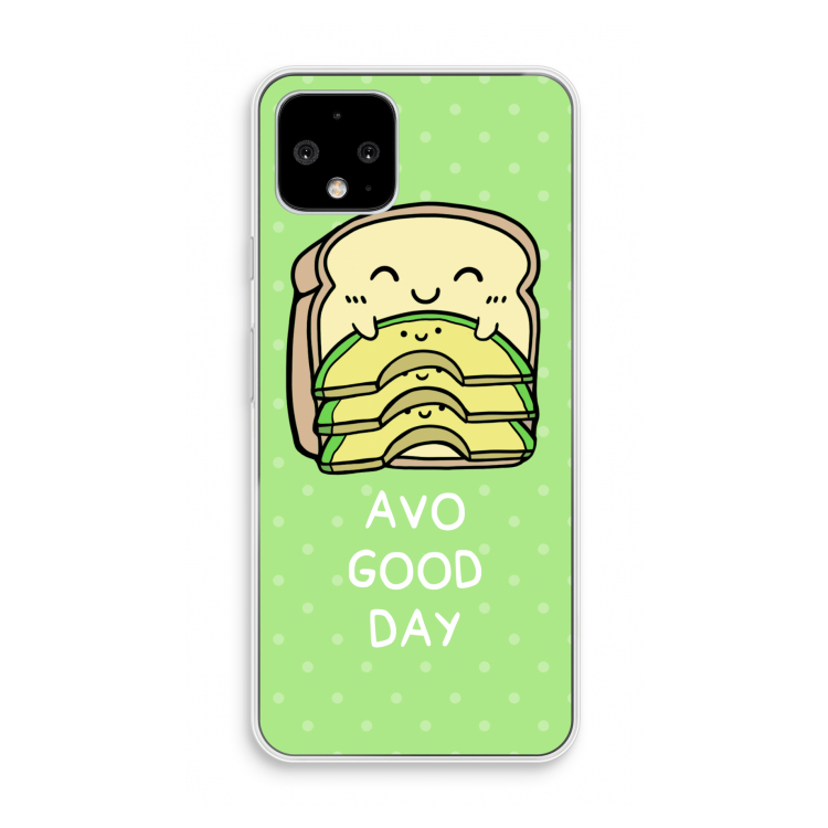 Avo Good Day: Pixel 4 Transparant Hoesje
