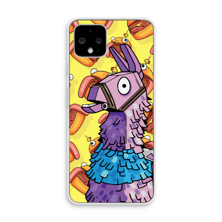 Loot Burger: Pixel 4 Transparant Hoesje