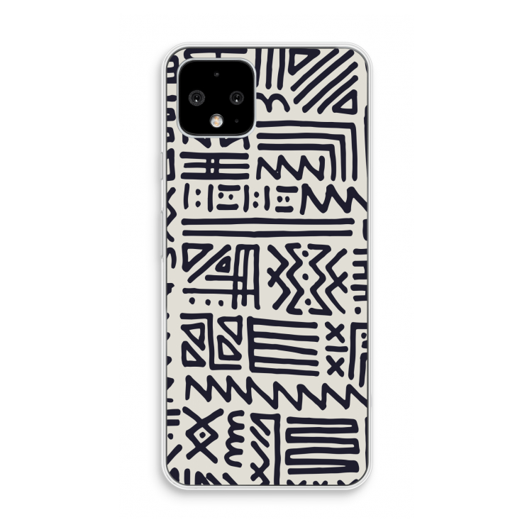 Marrakech print: Pixel 4 Transparant Hoesje