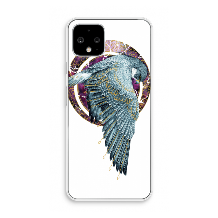 Golden Falcon: Pixel 4 Transparant Hoesje