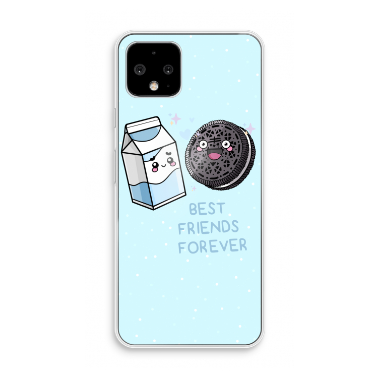 Best Friend Forever: Pixel 4 Transparant Hoesje