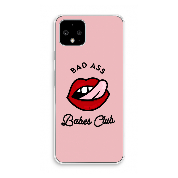 Badass Babes Club: Pixel 4 Transparant Hoesje
