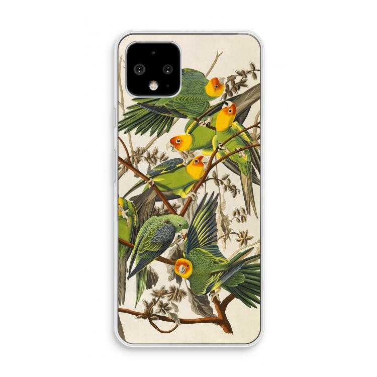 Carolinaparkiet: Pixel 4 Transparant Hoesje