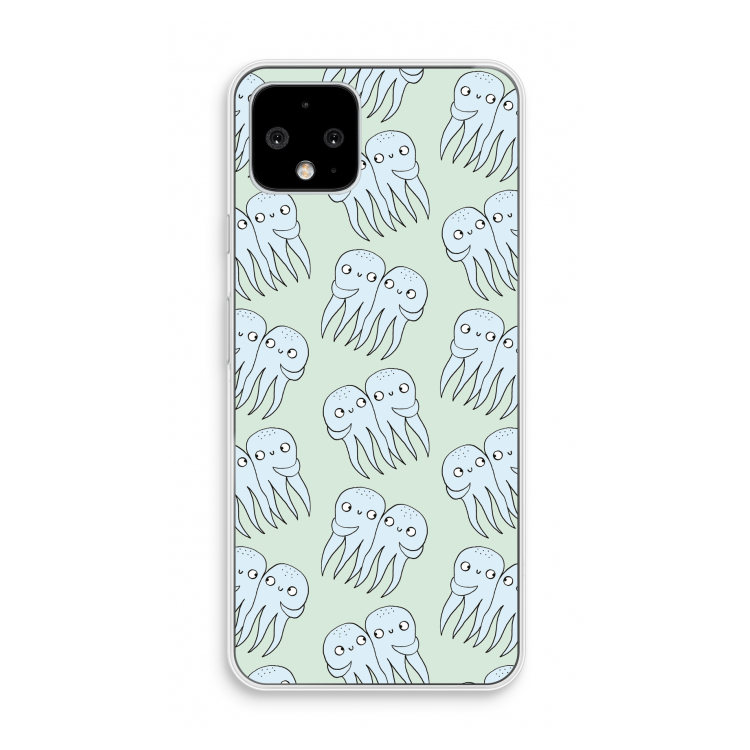 Octopussen: Pixel 4 Transparant Hoesje