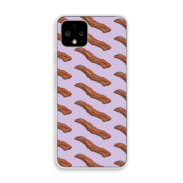 Bacon to my eggs #2: Pixel 4 Transparant Hoesje