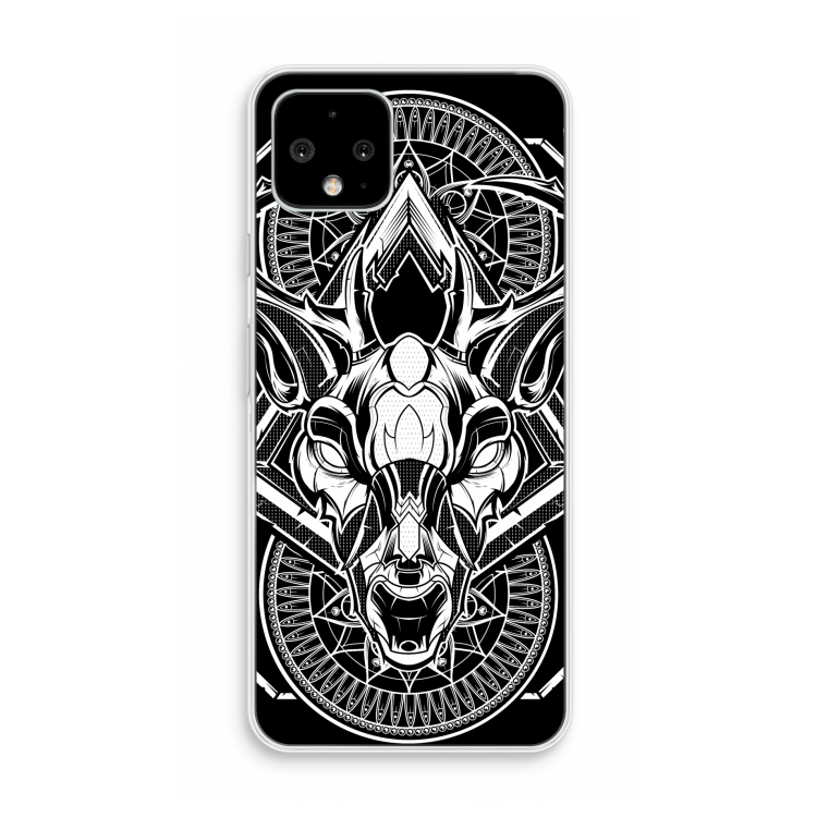 Oh Deer: Pixel 4 Transparant Hoesje