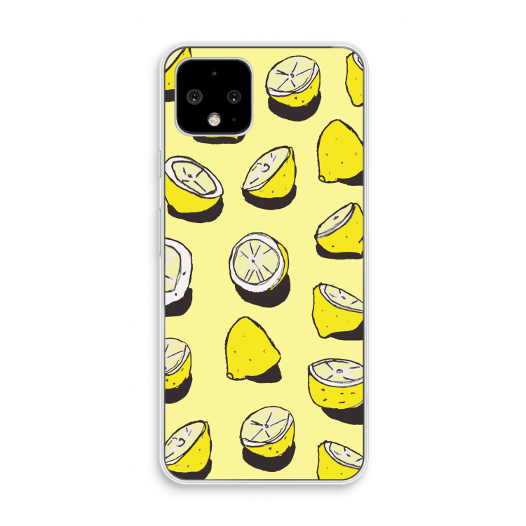 When Life Gives You Lemons...: Pixel 4 Transparant Hoesje