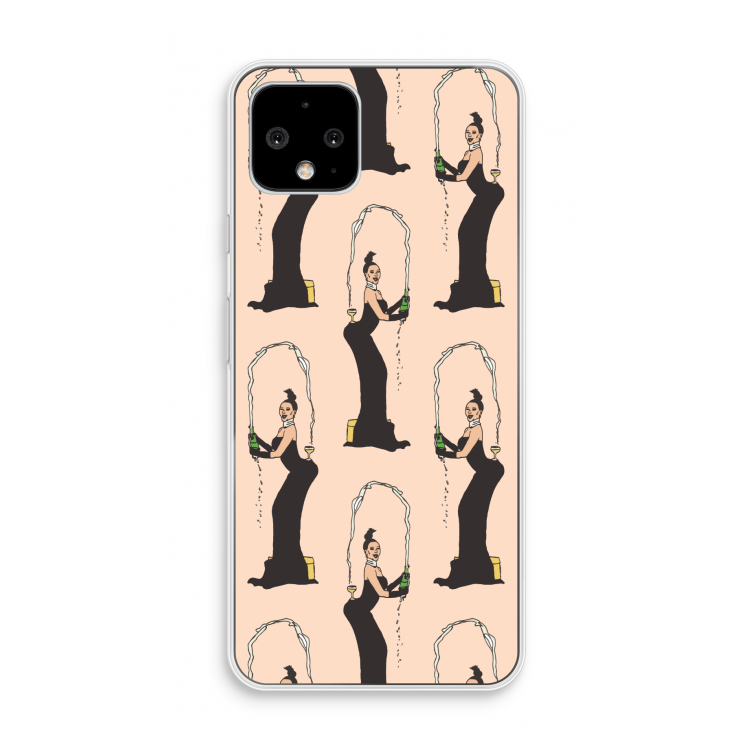 Pop Some Kim: Pixel 4 Transparant Hoesje