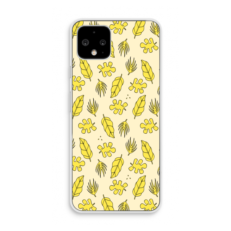 Herfst: Pixel 4 Transparant Hoesje