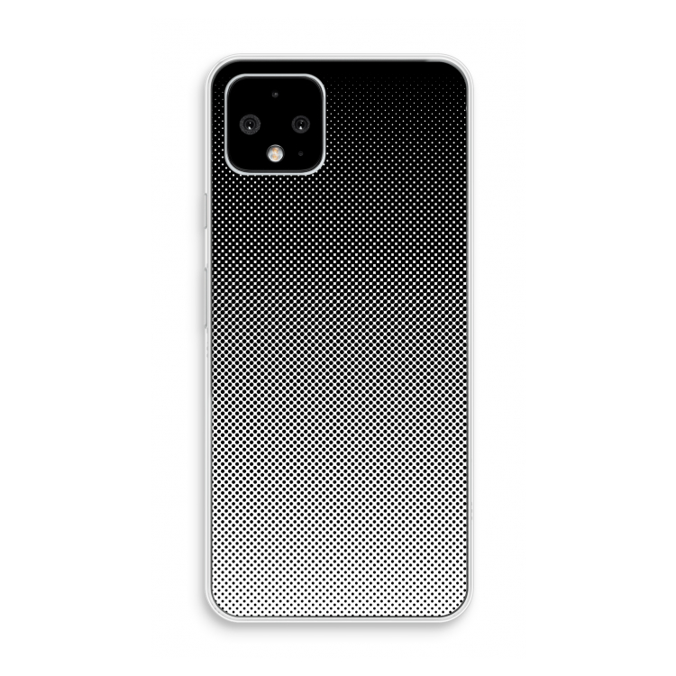 Musketon Halftone: Pixel 4 Transparant Hoesje