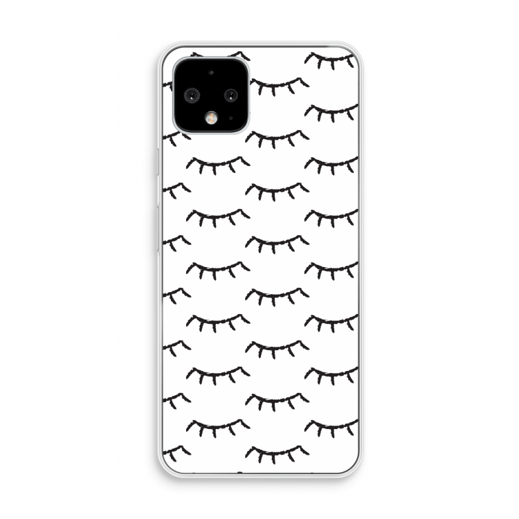 Wimpers: Pixel 4 Transparant Hoesje