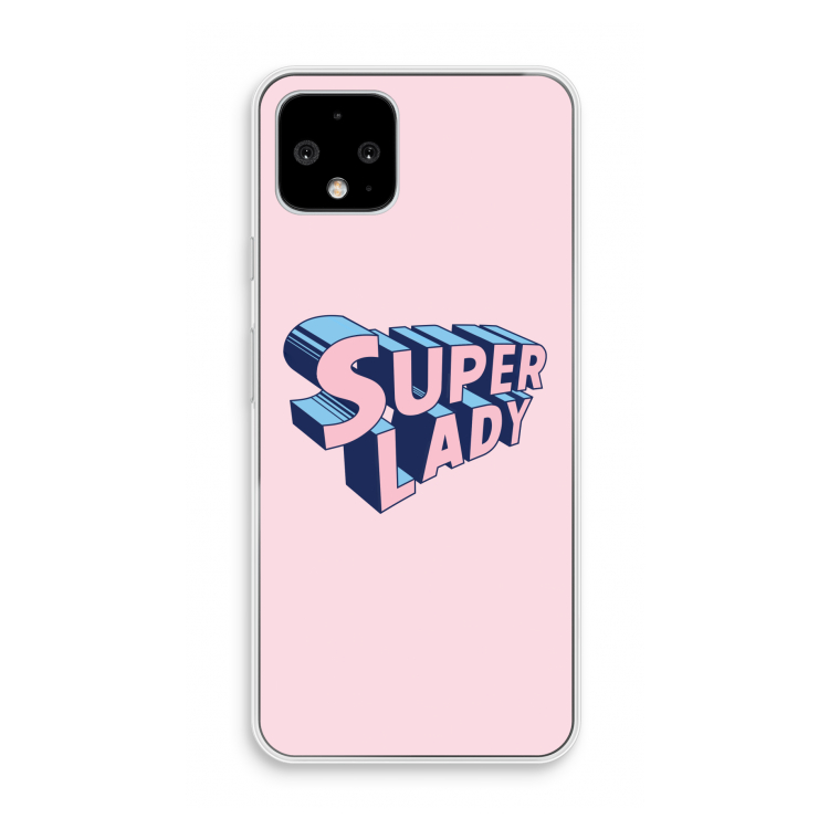 Superlady: Pixel 4 Transparant Hoesje