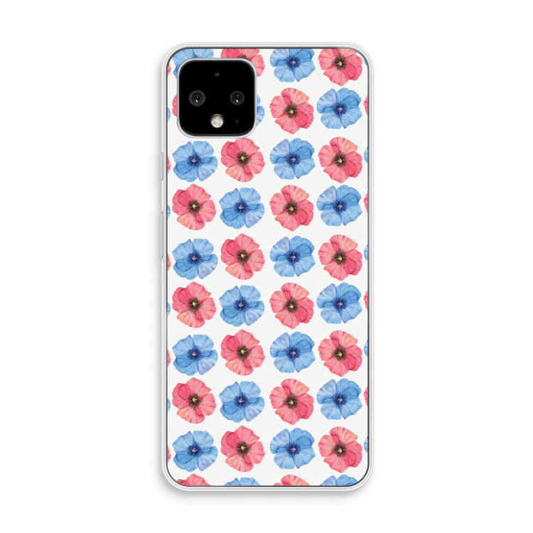Klaproosjes: Pixel 4 Transparant Hoesje