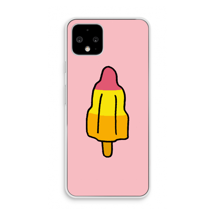 Raketijsje: Pixel 4 Transparant Hoesje