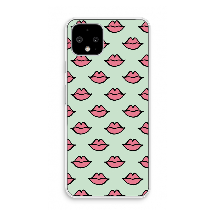 Lipjes: Pixel 4 Transparant Hoesje