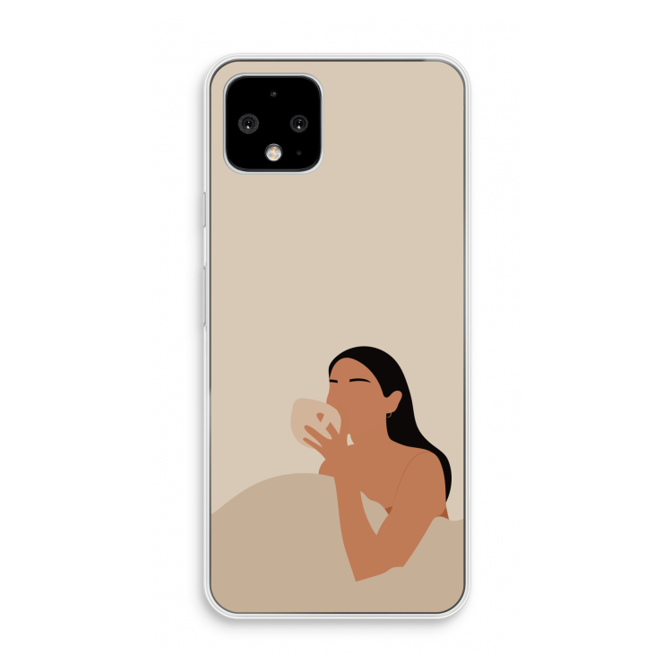 Fresh coffee: Pixel 4 Transparant Hoesje