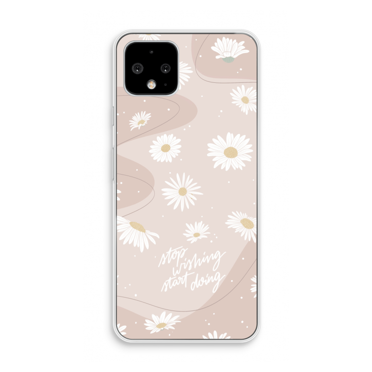 Daydreaming becomes reality: Pixel 4 Transparant Hoesje