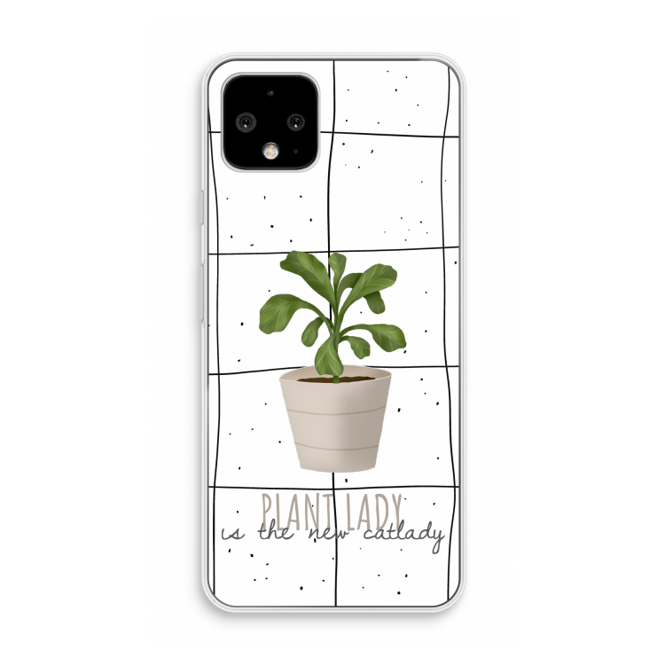 Kamerplant op vensterruit: Pixel 4 Transparant Hoesje