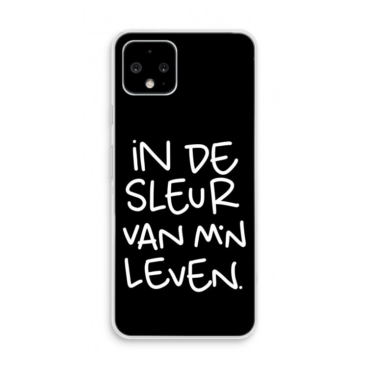 De Sleur: Pixel 4 Transparant Hoesje