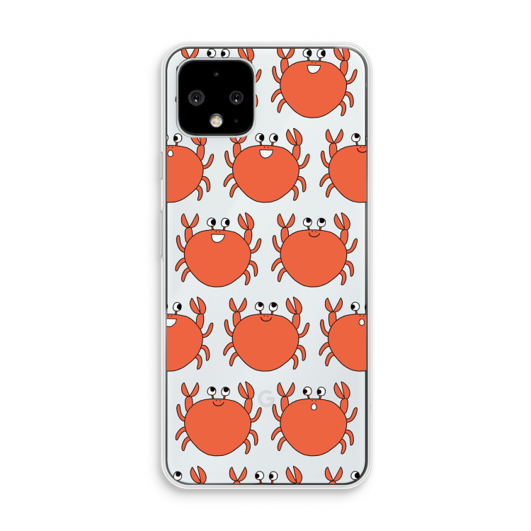 Krab: Pixel 4 Transparant Hoesje