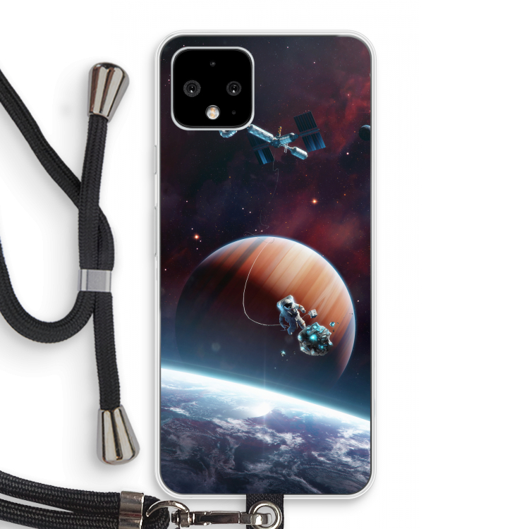 Examiner: Pixel 4 Transparant Hoesje met koord