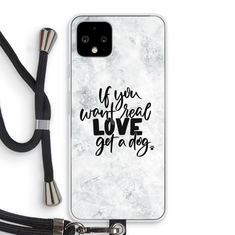Partner in crime: Pixel 4 Transparant Hoesje met koord