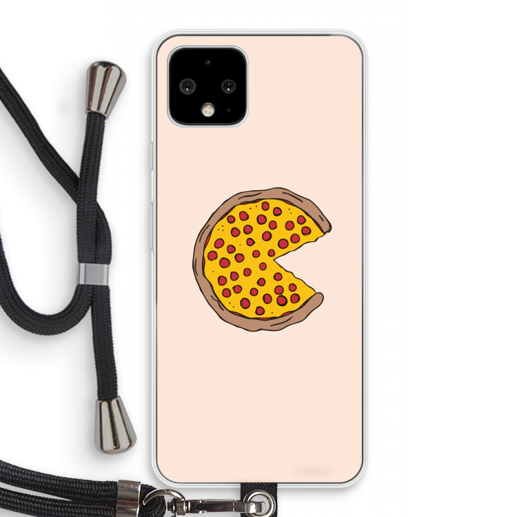 You Complete Me #2: Pixel 4 Transparant Hoesje met koord