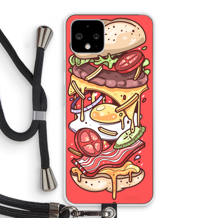 Diet Coke Please: Pixel 4 Transparant Hoesje met koord