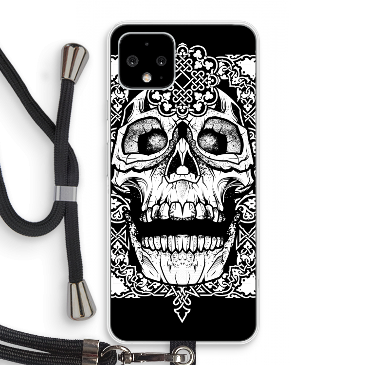 Seek & Destroy: Pixel 4 Transparant Hoesje met koord