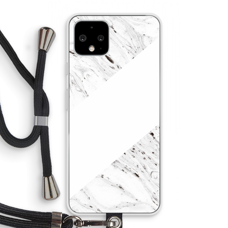 Biggest stripe: Pixel 4 Transparant Hoesje met koord