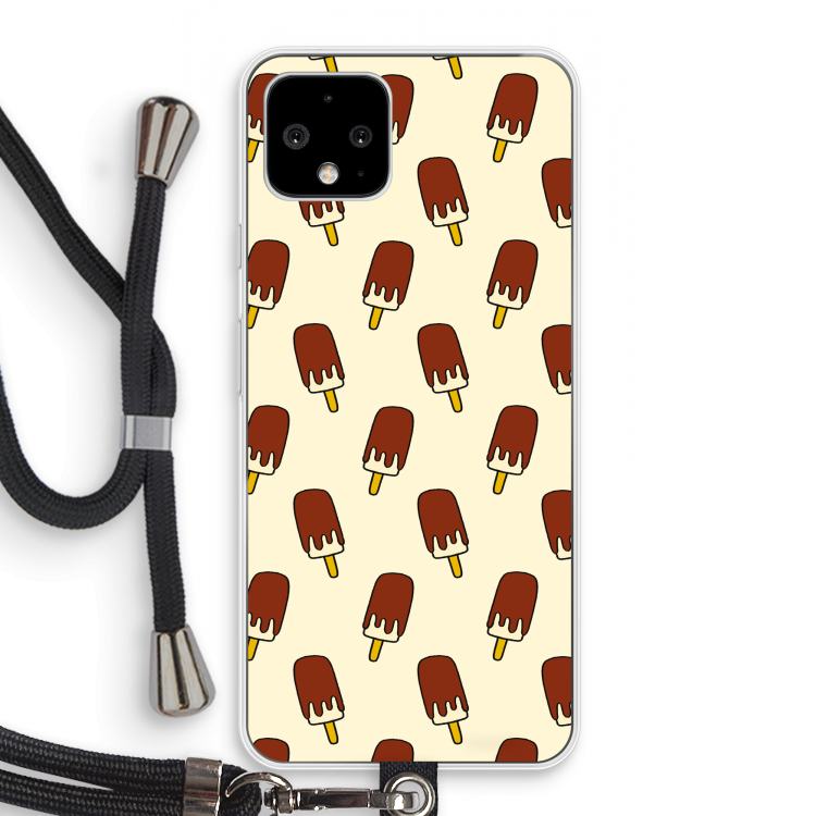 Yummy: Pixel 4 Transparant Hoesje met koord