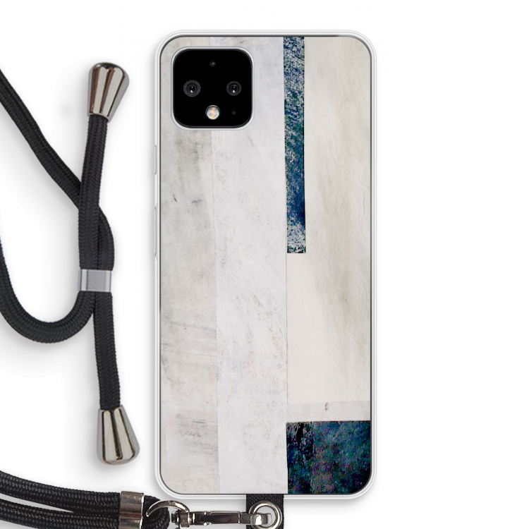 Meet you there: Pixel 4 Transparant Hoesje met koord