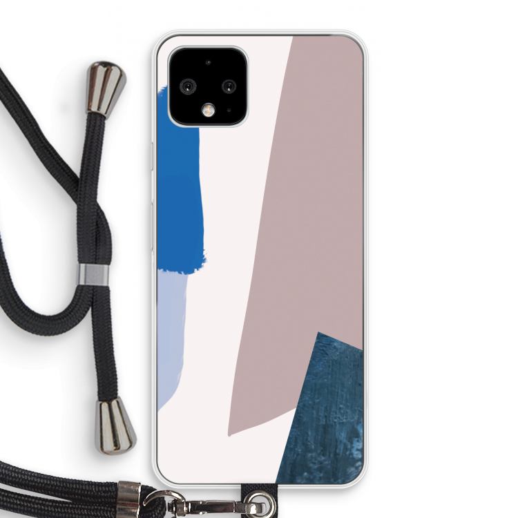 Lapis: Pixel 4 Transparant Hoesje met koord