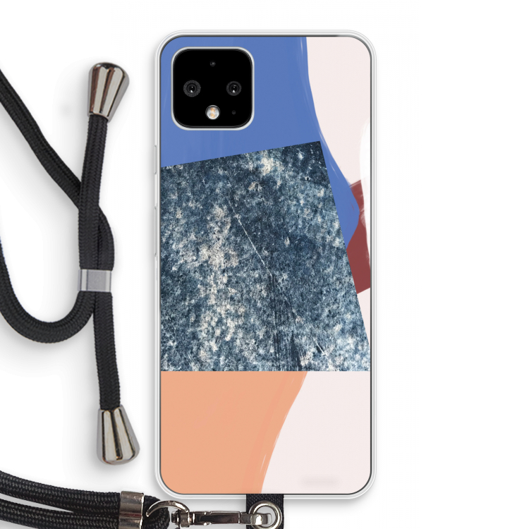 Billy: Pixel 4 Transparant Hoesje met koord