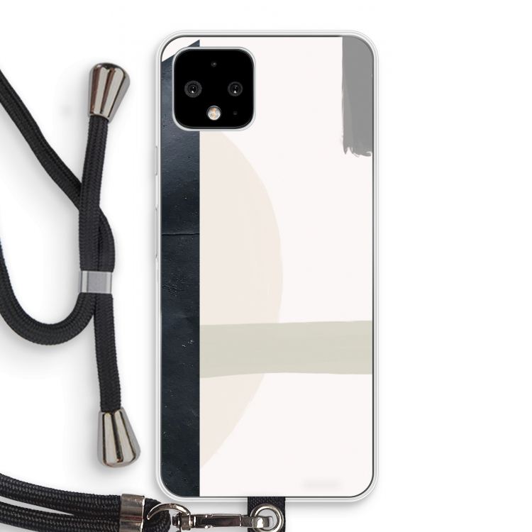 Baca: Pixel 4 Transparant Hoesje met koord