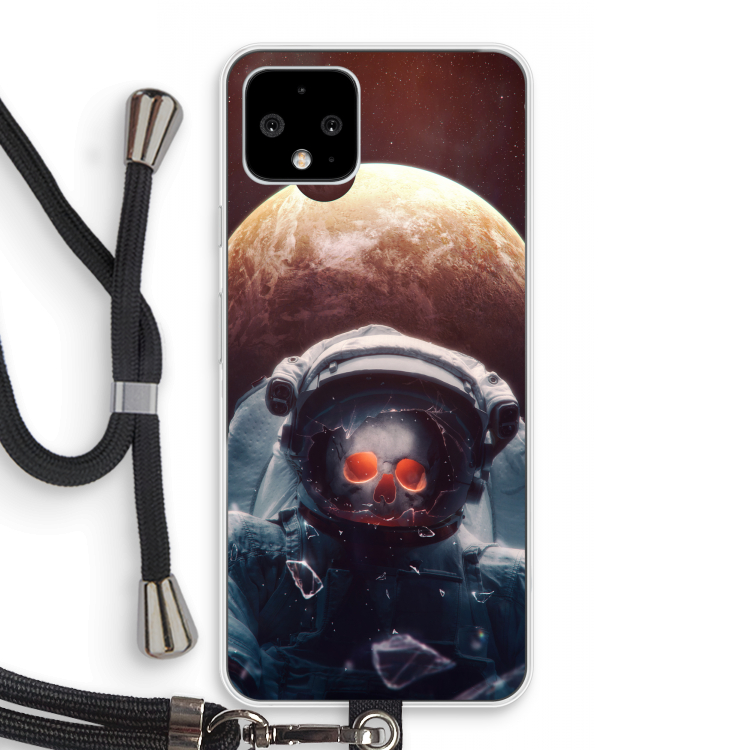 Voyager: Pixel 4 Transparant Hoesje met koord