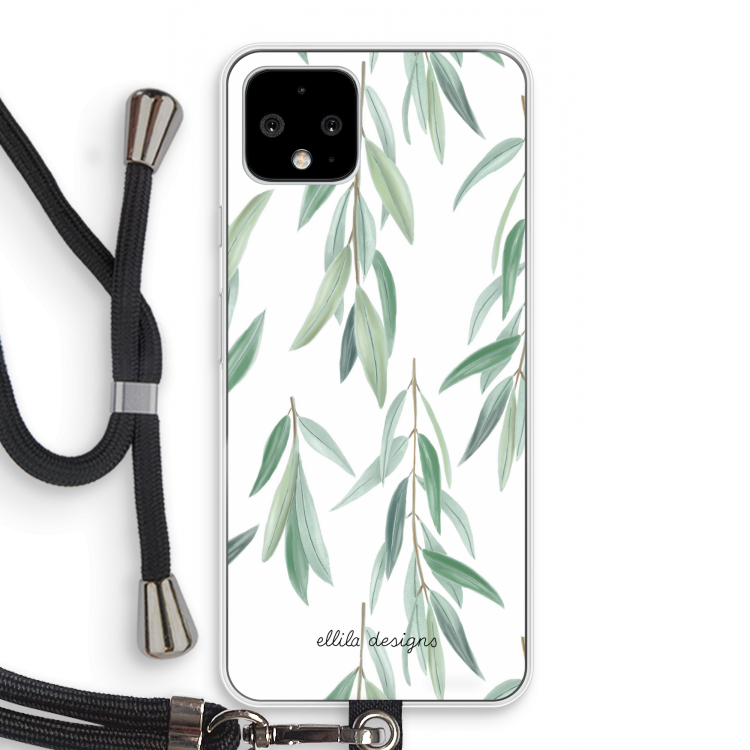 Branch up your life: Pixel 4 Transparant Hoesje met koord