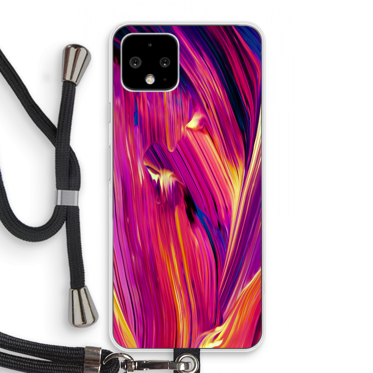 Phoenix: Pixel 4 Transparant Hoesje met koord