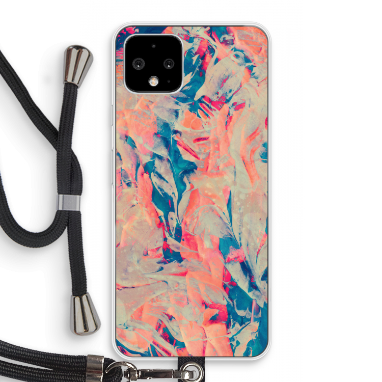 Alone: Pixel 4 Transparant Hoesje met koord