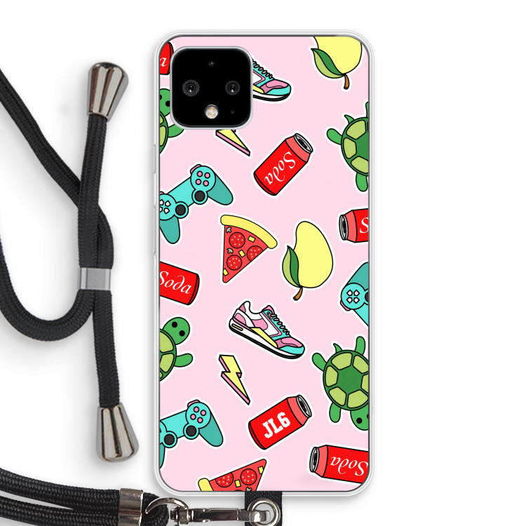 Things Jamie Loves: Pixel 4 Transparant Hoesje met koord