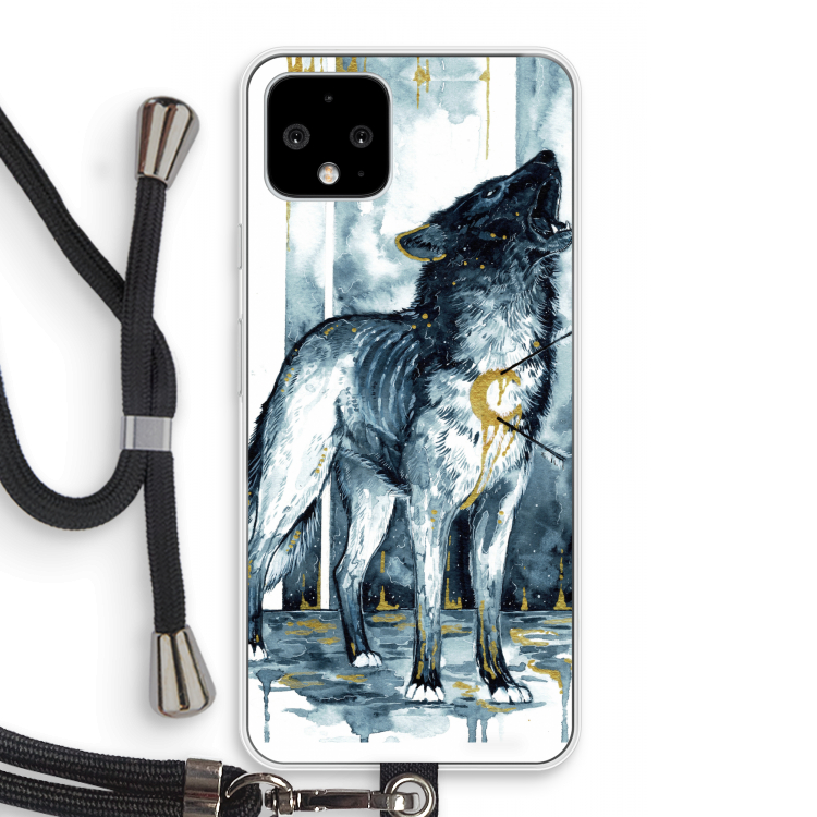 Bleeding Soul: Pixel 4 Transparant Hoesje met koord