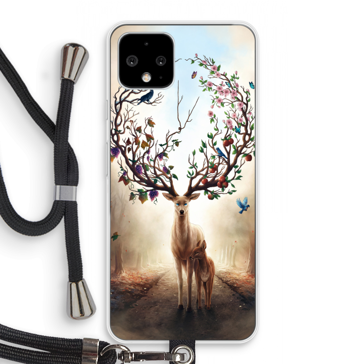 Seasons Change: Pixel 4 Transparant Hoesje met koord