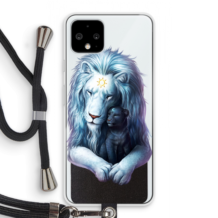 Child Of Light: Pixel 4 Transparant Hoesje met koord